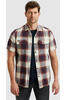 Vorschaubild zu PME LEGEND Hemd Slub Herringbone Check dry rose kariert Regular Fit Kurzarm