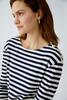 Vorschaubild zu OUI Shirt black/offwhite gestreift 3/4-Arm, 3