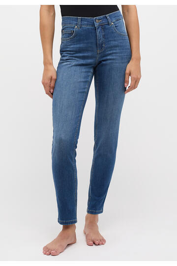 ANGELS Jeans Skinny jeansblau used einfarbig Skinny Skinny