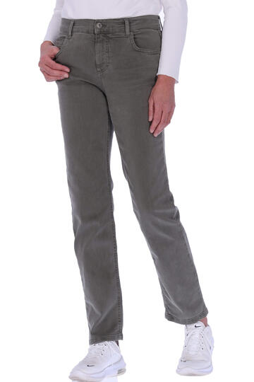 ANGELS Organic Cotton Jeans Straight Leg oliv Cici