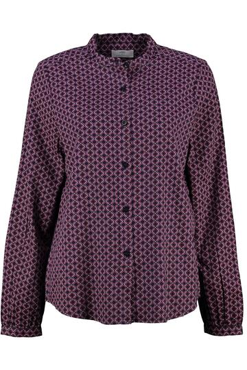 FYNCH HATTON Bluse Beere gemustert