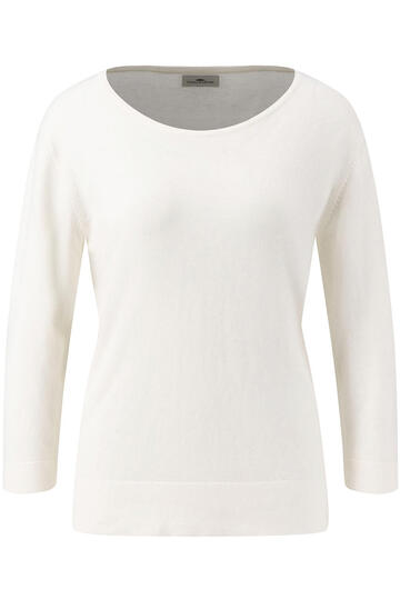 FYNCH HATTON Pullover Natur 3/4-Arm