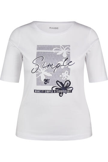 RABE Shirt Fresh Vibes wei� Kurzarm