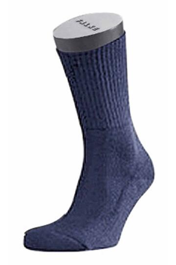 FALKE Run-Socke marine mit Pl�schsohle
