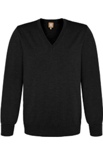 MAERZ V-Ausschnitt Pullover schwarz
