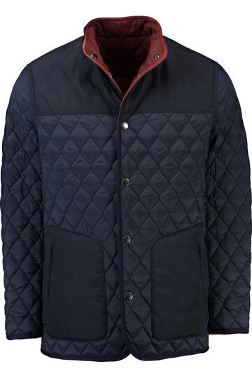 PIERRE CARDIN Rauten-Steppjacke marine