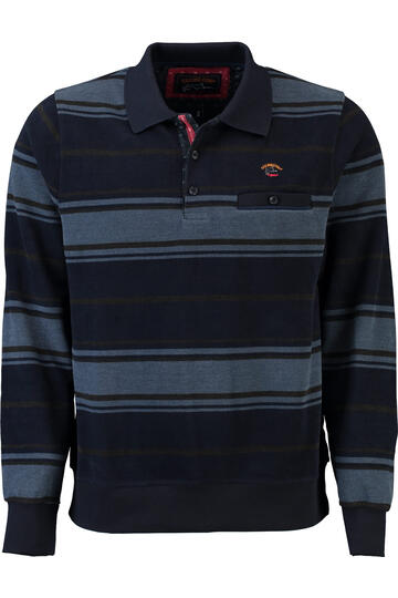 SAILING COMP Sweat-Shirt blau gestreift