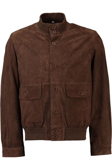 MADDOX Leder-Blouson Gunter braun