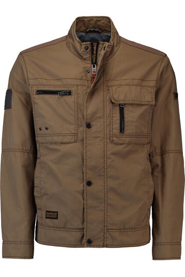 camel active Blouson schlamm mit Baumwolle