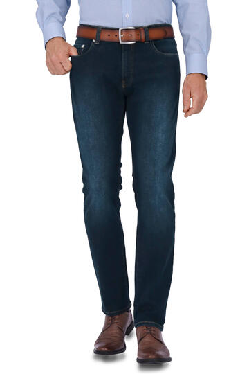PIERRE CARDIN Five-Pocket-Jeans Lyon blueblack Modern Fit Futureflex