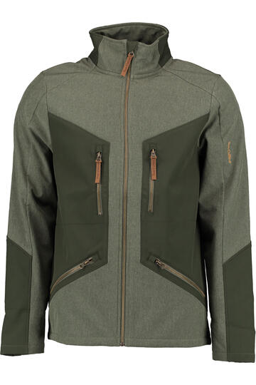 OS TRACHTEN Softshell-Jacke oliv zweifarbig