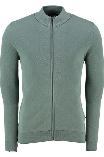 MAERZ Strickjacke gr�n Strukturmuster