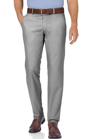 EUREX BY BRAX Tiefbund-Baumwoll-Stretch- Hose Jim grau  Chino