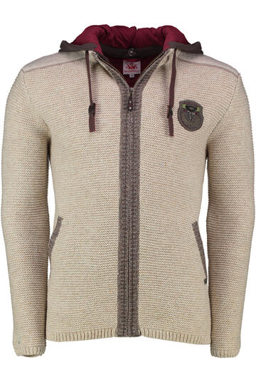 SPIETH & WENSKY Strickjacke Dakar beige