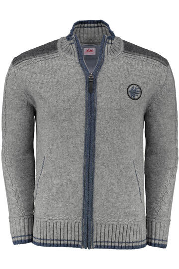 SPIETH & WENSKY Strickjacke Betzbach grau