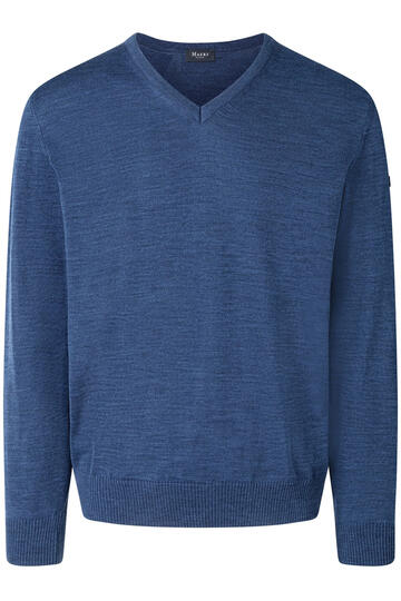 MAERZ V-Ausschnitt Pullover deep sea