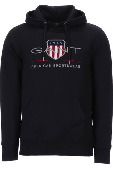 GANT Shield Hoodie schwarz