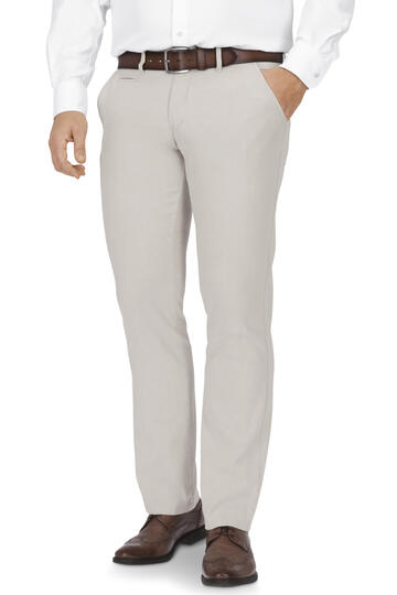 CLUB OF COMFORT Leinen Baumwoll Hose beige Garvey Chino