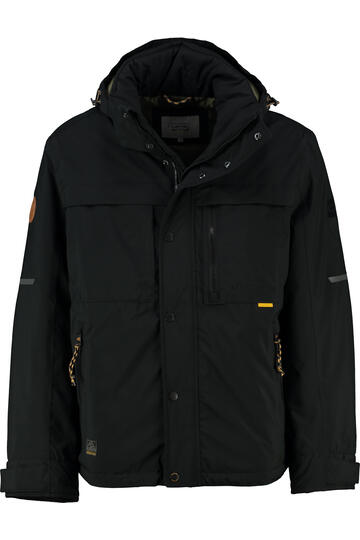 camel active Jacke schwarz teXXXactive winddicht, wasserdicht, atmungsaktiv