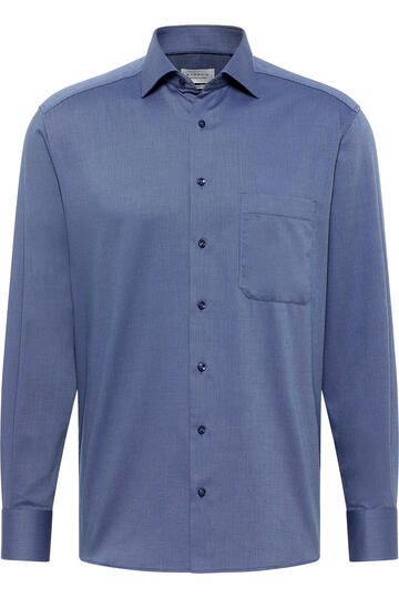 ETERNA Hemd marine Comfort Fit Langarm