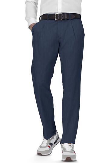 EUREX BY BRAX Bundfalten-Jeans Fred jeansblau