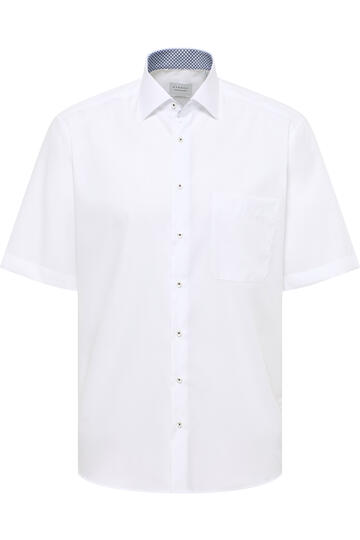 ETERNA Hemd weiss Comfort Fit Kurzarm