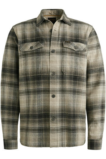 PME LEGEND Hemdjacke brushed grindle check seneca rock kariert
