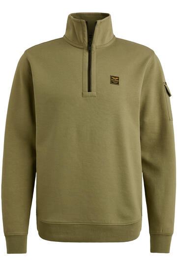 PME LEGEND Sweat Shirt interlock oil green