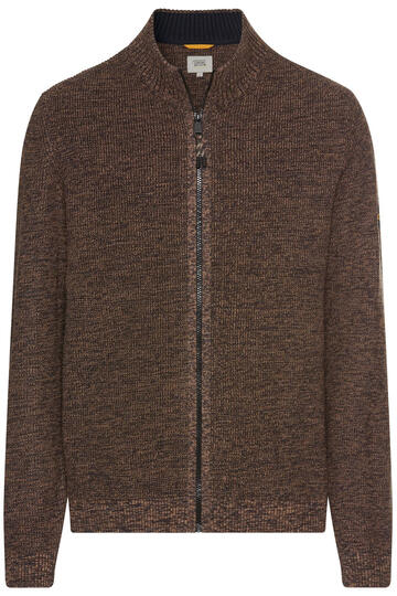 camel active Strickjacke dark brown