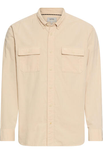 camel active Hemd oatmeal comfort fit Langarm