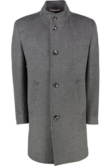BUGATTI Kurzmantel anthrazit Modern Fit