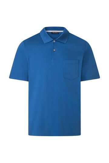 MAERZ Polo-Shirt medicum blue Regular Fit
