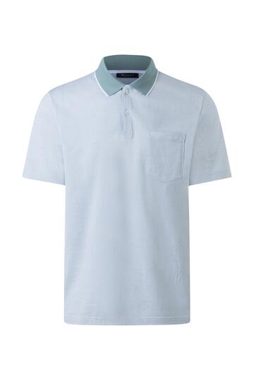 MAERZ Polo-Shirt pastel turquoise Regular Fit