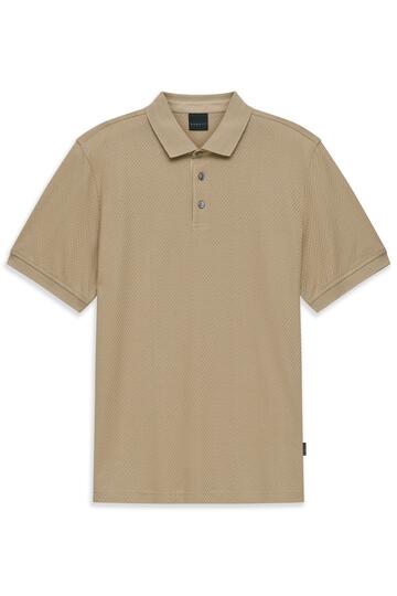 BUGATTI Polo-Shirt beige Modern Fit