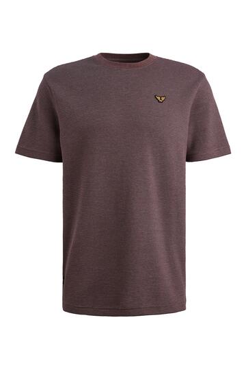 PME LEGEND Two Tone T-Shirt moonscape gestreift Regular Fit