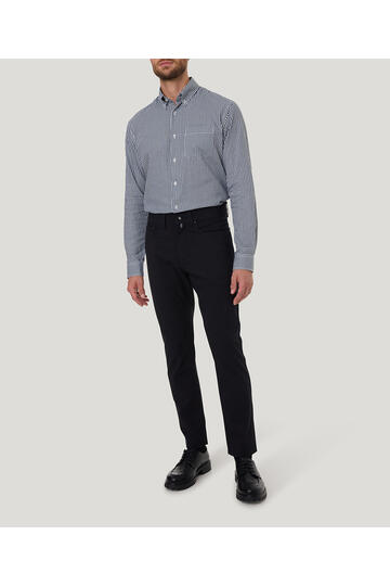 PIERRE CARDIN Five-Pocket-Jeans Dijon dark blue used Modern Fit
