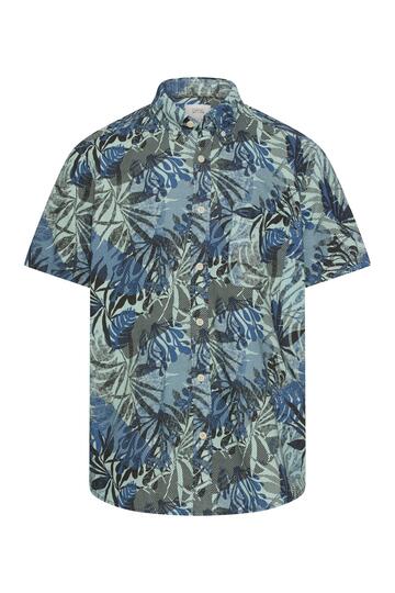 camel active Hemd indigio blue gebl�mt Regular Fit
