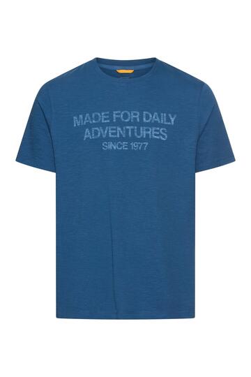 camel active T-Shirt indigio blue Regular Fit