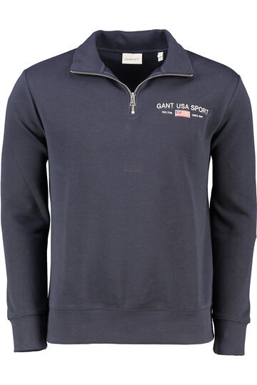 GANT Graphic Troyer evening blue Regular Fit