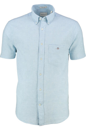 Hemd sky blue Regular Fit Kurzarm