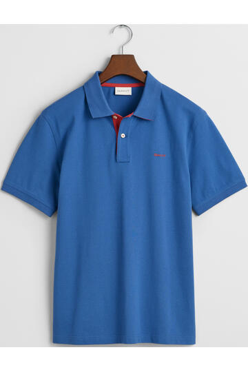 GANT Pique`Polo Shirt vintage blue Regular Fit