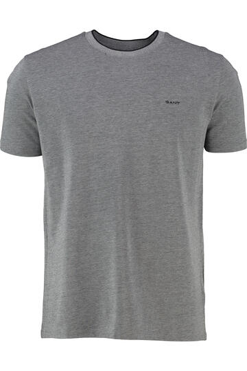GANT Two-Toned Piqu� T-Shirt black Regular Fit