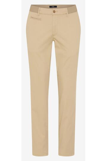 EUREX BY BRAX Flat Front Hose Torge beige Regular Fit