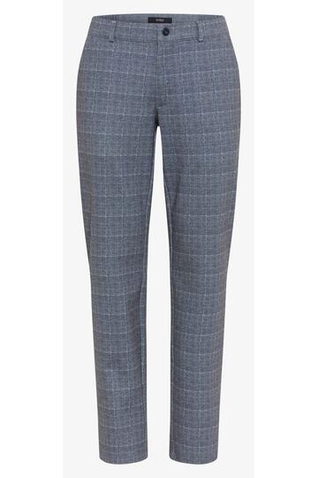EUREX BY BRAX Jersey Hose Thilo navy check Regular Fit