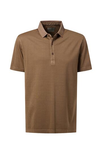PIERRE CARDIN Polo-Shirt dark earth