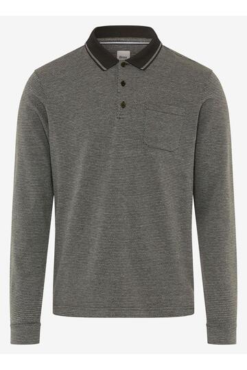 BRAX Langarm Polo-Shirt Pharell pine Langarm