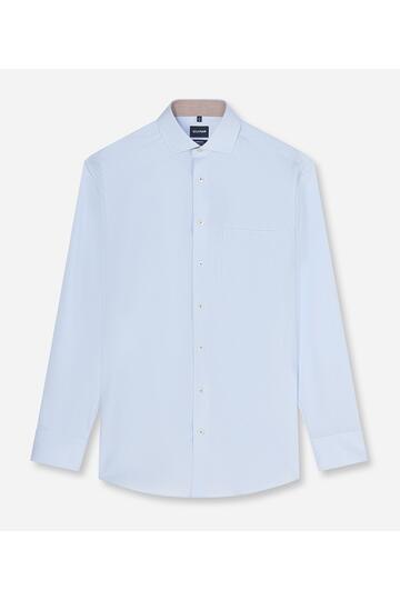 OLYMP Hemd Luxor bleu Modern Fit Langarm