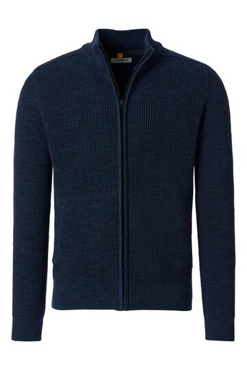 REDMOND Strickjacke blau