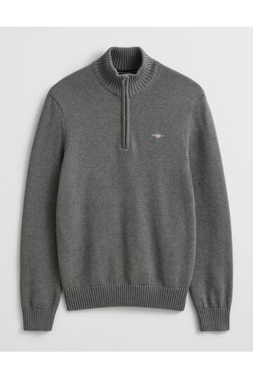 GANT Casual Troyer dark grey melange Regular Fit
