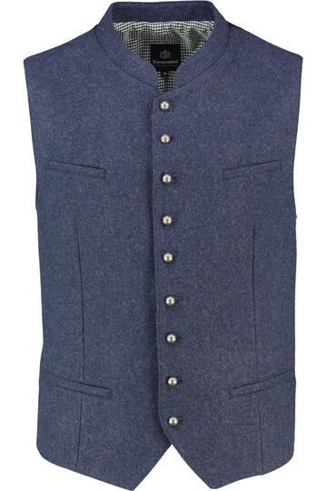 HAMMERSCHMID Weste Max blau einfarbig